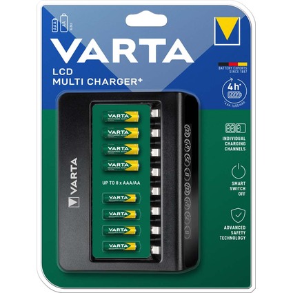 VARTA Chargeur LCD Multi Charger+, non quip
