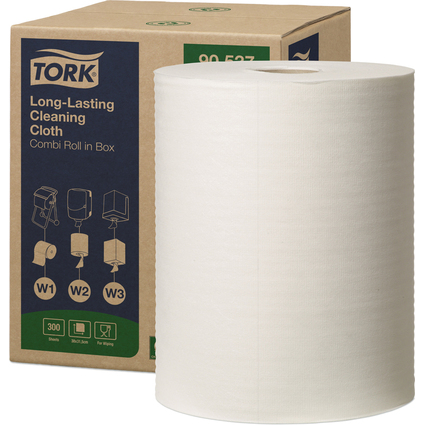 TORK Rouleau nettoyant multi-usage, 1 couche, 114 m, blanc