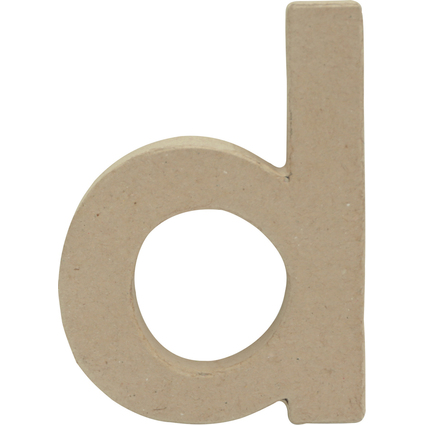 dcopatch Lettre 3D "d", papier mch, 85 x 120 mm