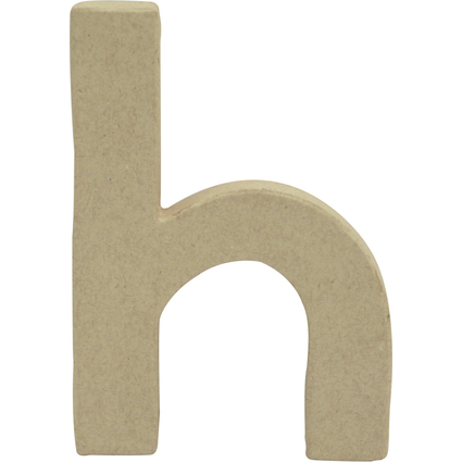 dcopatch Lettre 3D "h", papier mch, 85 x 120 mm