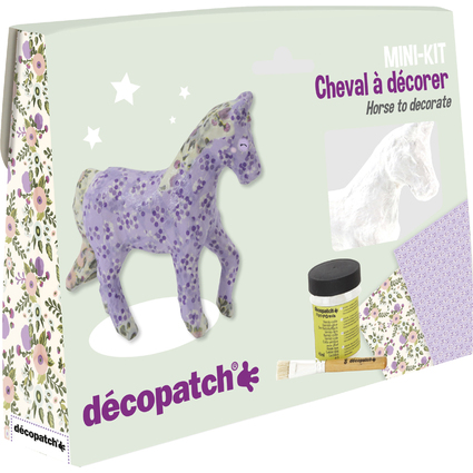 dcopatch Kit papier mch "Cheval", 5 pices