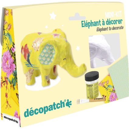 dcopatch Kit papier mch "Elphant", 5 pices