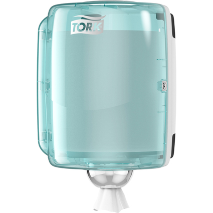 TORK Maxi distributeur rouleau  dvidage central, turquoise