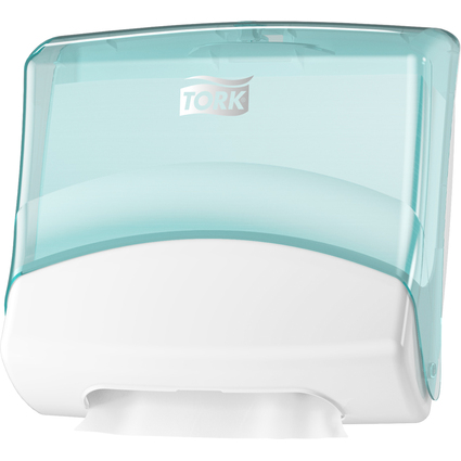 TORK Distributeur pour chiffons de nettoyage,turquoise/blanc