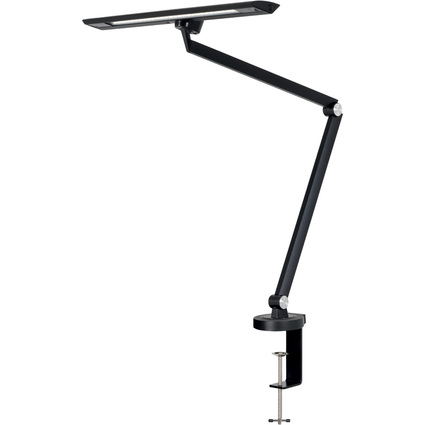 Hansa Lampe de bureau  LED "Zirkon",  pince, noir