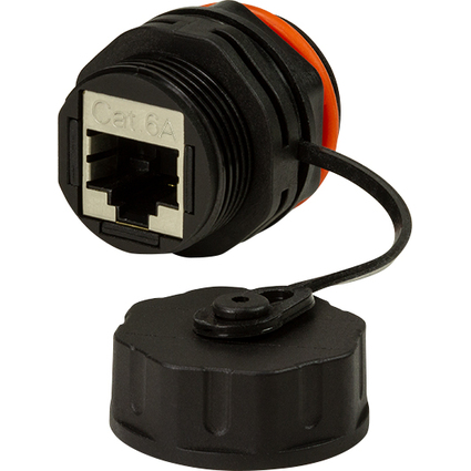 LogiLink Connecteur  vis Cat.6A pour l'industrie, 2x RJ45