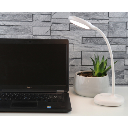 UNiLUX Lampe de bureau  LED GALY 1800, dimmable, blanc