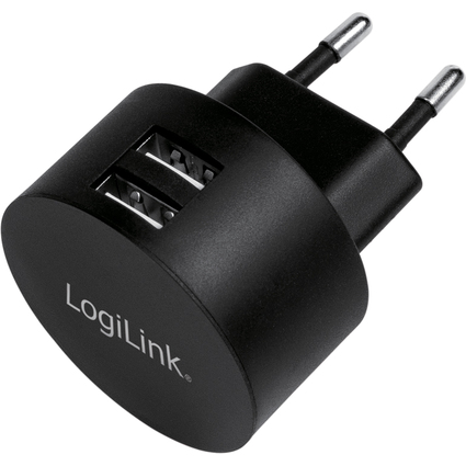 LogiLink Chargeur secteur USB pour Fast Charging, 2x USB