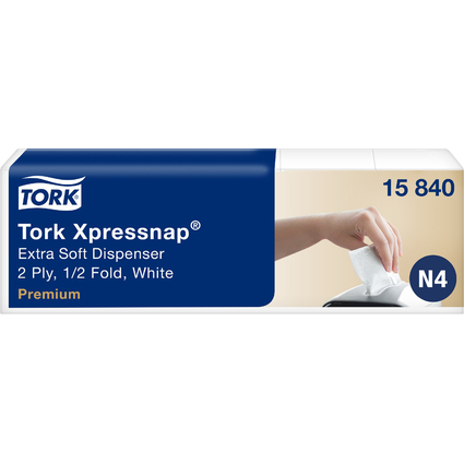 TORK Xpressnap Serviette pour distributeur, blanc