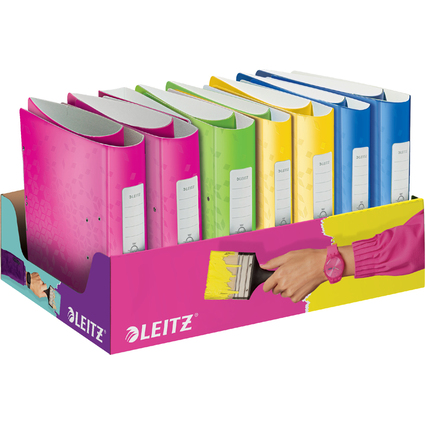 LEITZ Classeur Active WOW, 180 degrs, prsentoir de 15