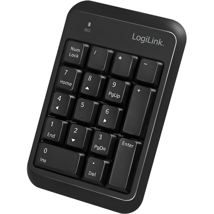 LogiLink Pav numrique Bluetooth V5.1, plastique, noir