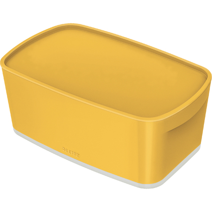 LEITZ Bote de rangement My Box Cosy, 5 litres, jaune