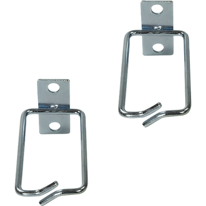 LogiLink Kit support de cbles, acier, 40 x 80 mm, galvanis