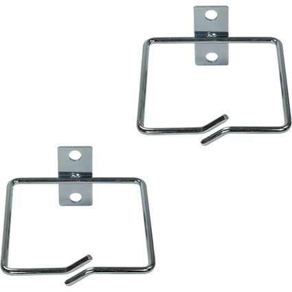 LogiLink Kit support de cbles, acier, 80 x 80 mm, galvanis