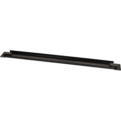 LogiLink Panneau plein 19", 1 U, en mtal, noir (RAL9005)