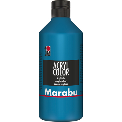 Marabu Peinture acrylique Acryl Color, 500 ml, cyan 056