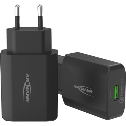 ANSMANN Chargeur secteur USB HOME CHARGER 130Q, noir