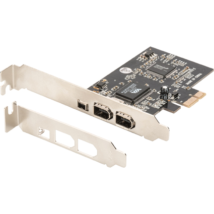 DIGITUS Carte PCI Express FireWire 1394a, 2+1 ports