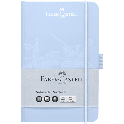 FABER-CASTELL Carnet, A6, quadrill, bleu ciel