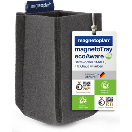 magnetoplan Pot  crayons magnetoTray, petit, gris