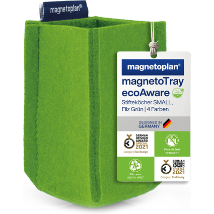 magnetoplan Pot  crayons magnetoTray, petit, vert