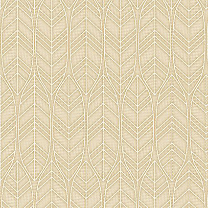 PAPSTAR Serviettes "ROYAL Collection Leaves", sable