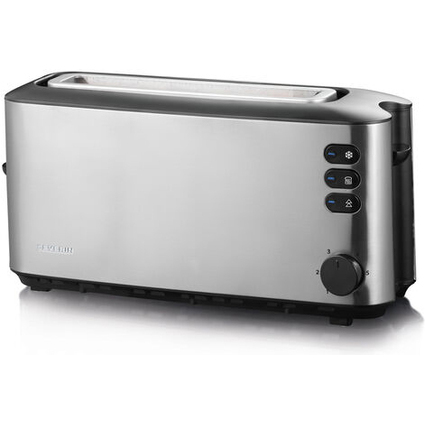 SEVERIN Grille-pain  fente longue AT 2515, inox / noir