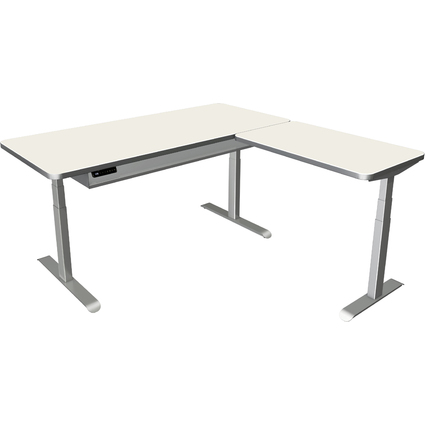 kerkmann Table de bureau assis-debout Move 4 Premium, blanc