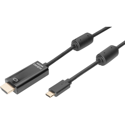 DIGITUS Cble adaptateur, USB-C - HDMI-A, 2,0 m