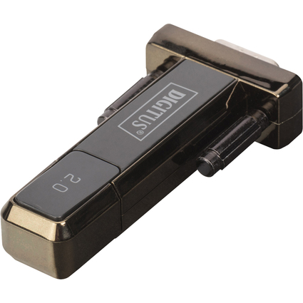 DIGITUS Adaptateur srie USB 2.0, cble USB-A incl.