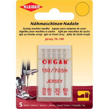 KLEIBER Set d'aiguilles pour machine  coudre "Jersey"