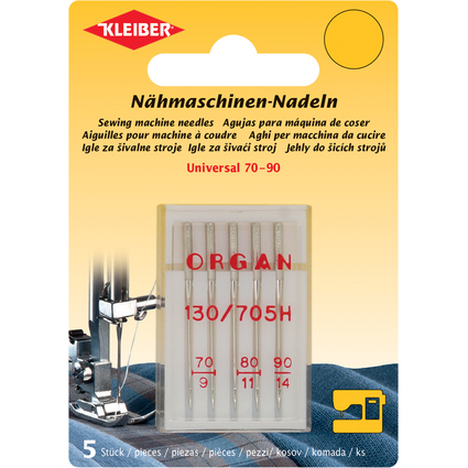 KLEIBER Set d'aiguilles pour machine  coudre "Universal"