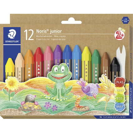 STAEDTLER Craie  la cire Noris junior, tui carton de 12