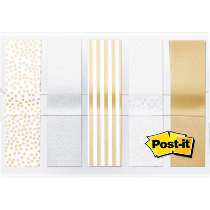 Post-it Marque-pages Index Mini Metallic, 11,9 x 43,2 mm