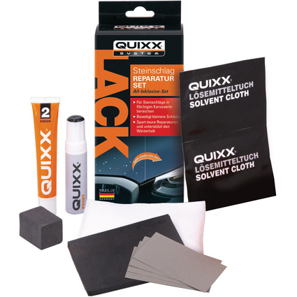 QUIXX Kit de rparation des impacts de gravillons, rouge