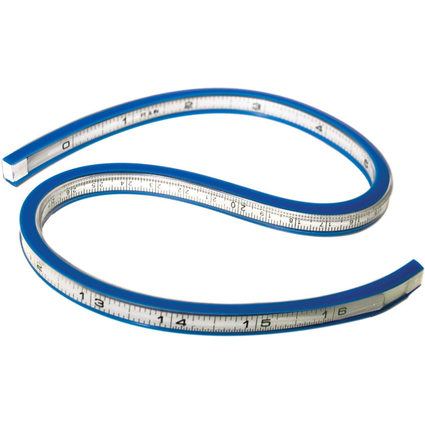 WESTCOTT Gabarit de courbe flexible, longueur : 400 mm (16")