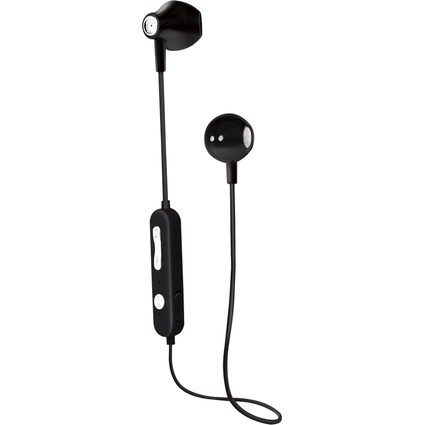 LogiLink Ecouteurs Bluetooth 5.0, stro, noir