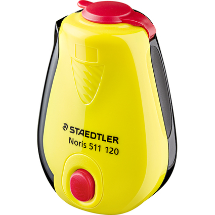 STAEDTLER Bote taille-crayon Noris,  cliquet, jaune/noir