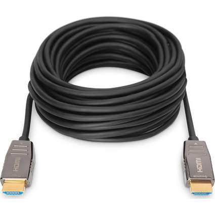 DIGITUS Cble de fibre optique hybride HDMI AOC, UHD8K, 10 m