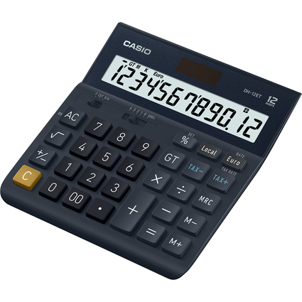 CASIO Calculatrice de bureau DF-12ET, 12 chiffres, noir