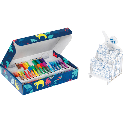 Maped Creativ Kit de coloriage COLOURING KIT, 50 pices