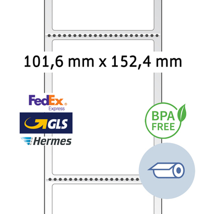 HERMA Etiquettes d'expdition thermiques, 101,6 x 152,4 mm