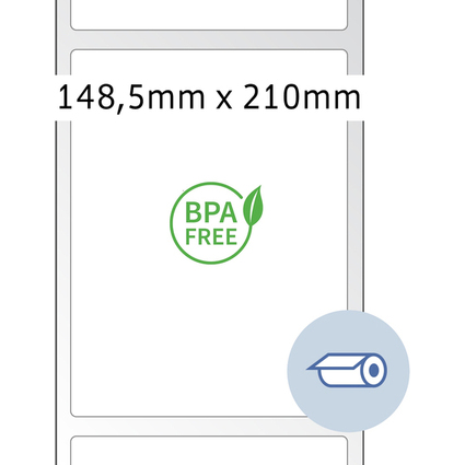 HERMA Etiquettes d'expdition thermiques, 148,5 x 210 mm