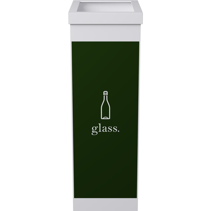 PAPERFLOW Collecteur pour tri slectif, verre, blanc