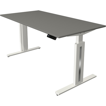 kerkmann Table de bureau assis-debout Move 3 fresh, graphite
