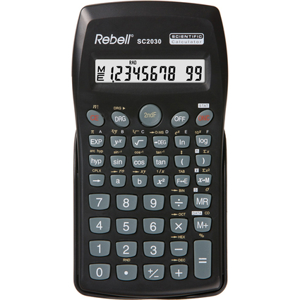 Rebell Calculatrice scolaire SC2030, noir