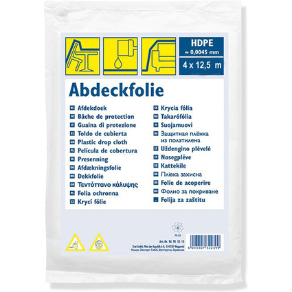 WESTEX Bche de protection standard, HDPE, transparent