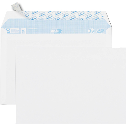 GPV Enveloppes, C5, 162 x 229 mm, sans fentre, blanc