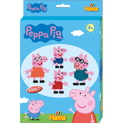 HAMA Perles  repasser midi "Peppa Pig", coffret cadeau