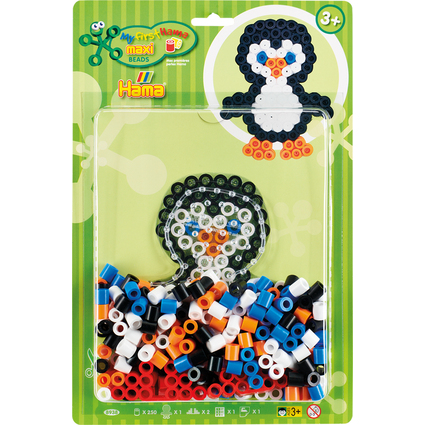 HAMA Perles  repasser maxi "Pingouin", sous blister